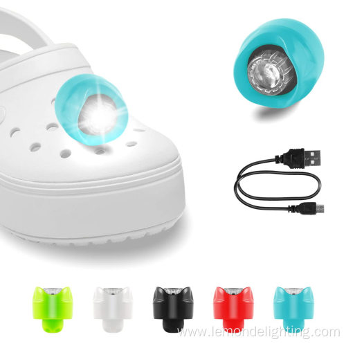 New Design Rechargeable LED head Shoes Decoration Lights